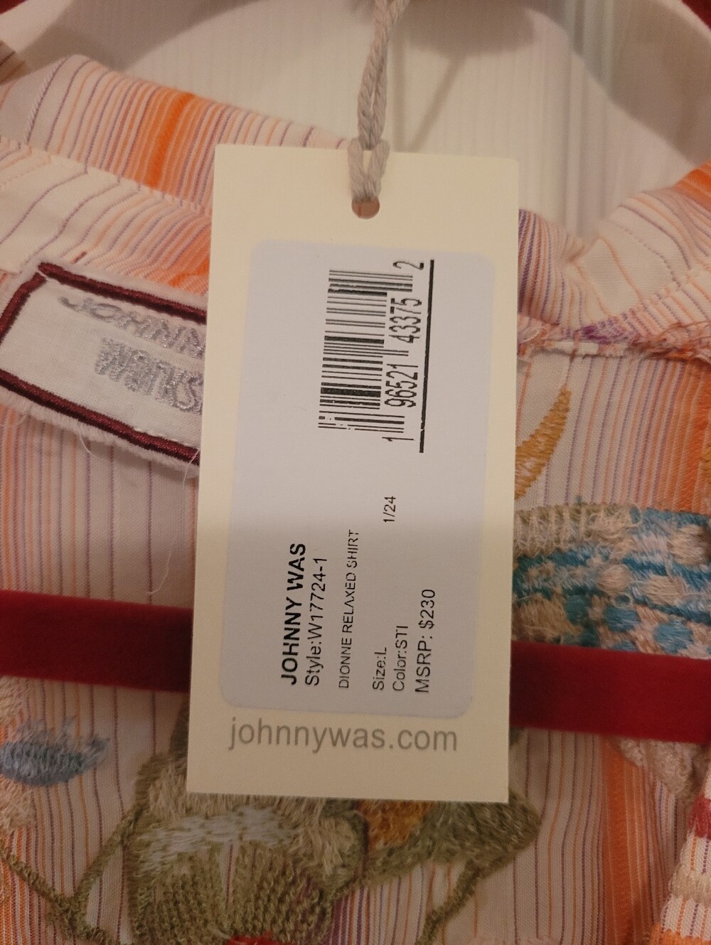 Johnny Was Blouse - Picture 6 of 8